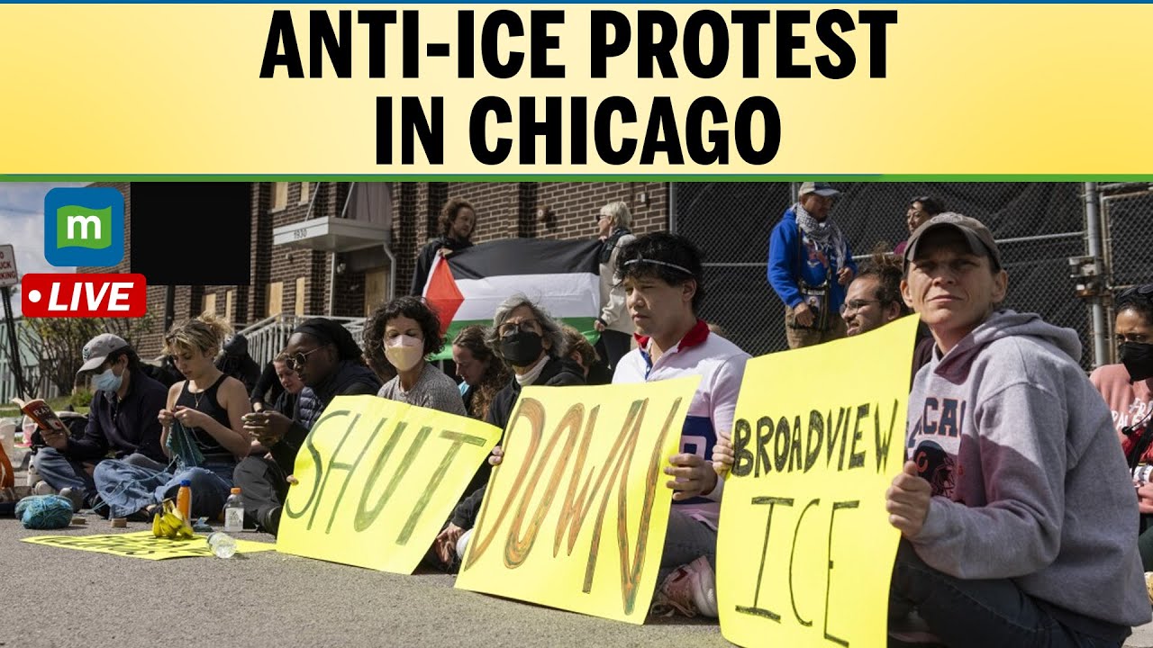 Violent Anti-ICE Protest Erupts at ICE Facility in Broadview, Illinois